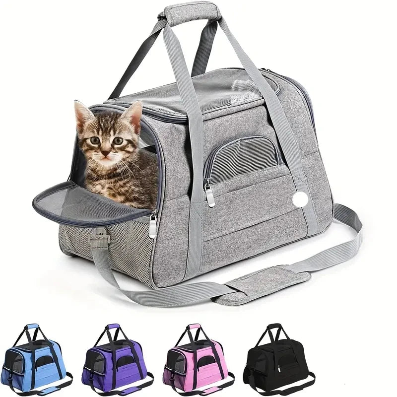 Soft-Sided Pet Carrier for Cats & Dogs