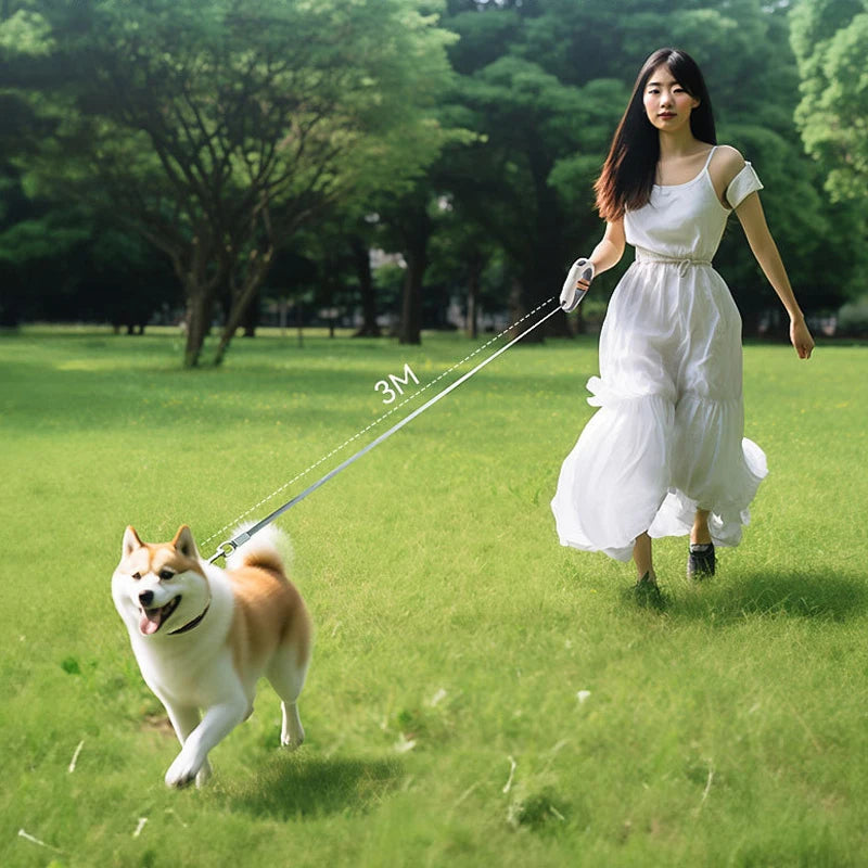 LED Retractable Pet Leash