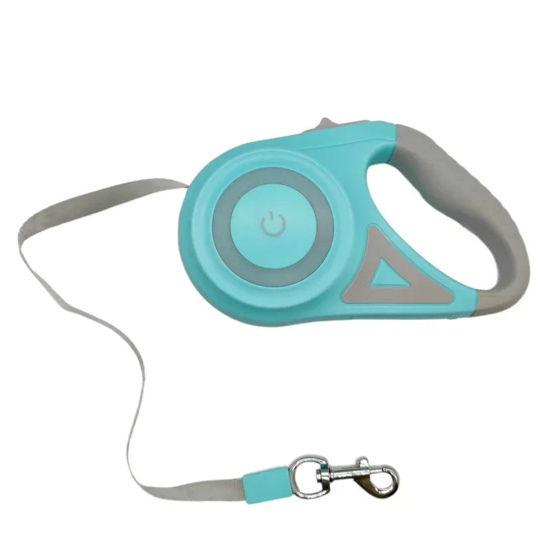 LED Retractable Luminous Dog Leash