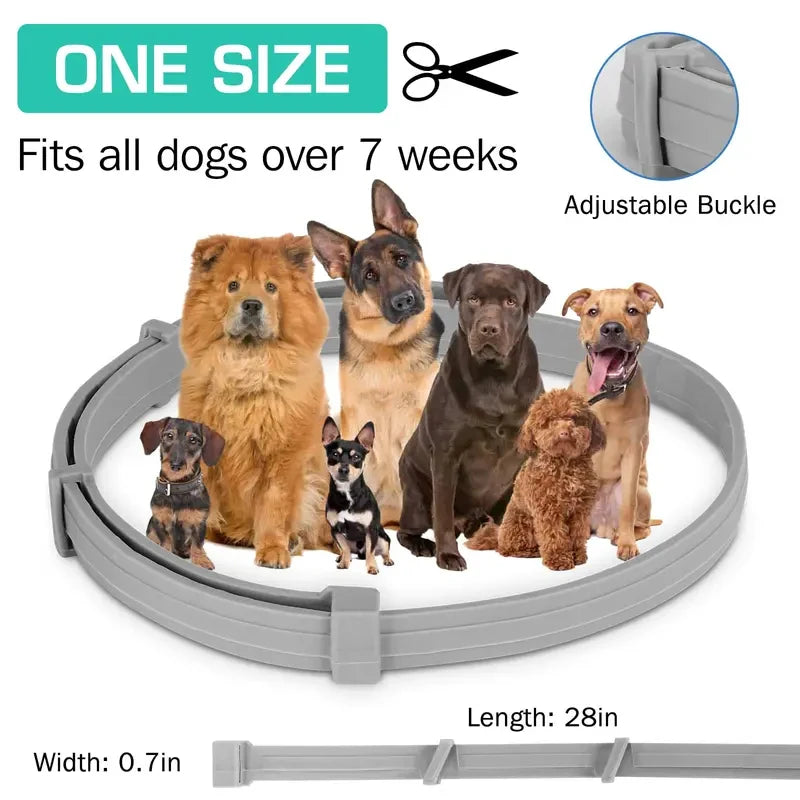 Adjustable Flea & Tick Collar for Dogs