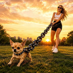 Funny Oversized Chain Dog Leash – Novelty Pet Lead