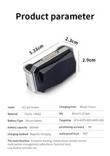 Mini GPS Pet Collar Tracker – Waterproof Anti-Lost Locator