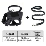 Tactical Cat Harness with Leash – Adjustable Mesh Vest