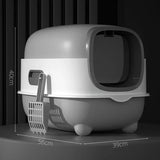 Oversized Enclosed Automatic Deodorizing Cat Litter Box