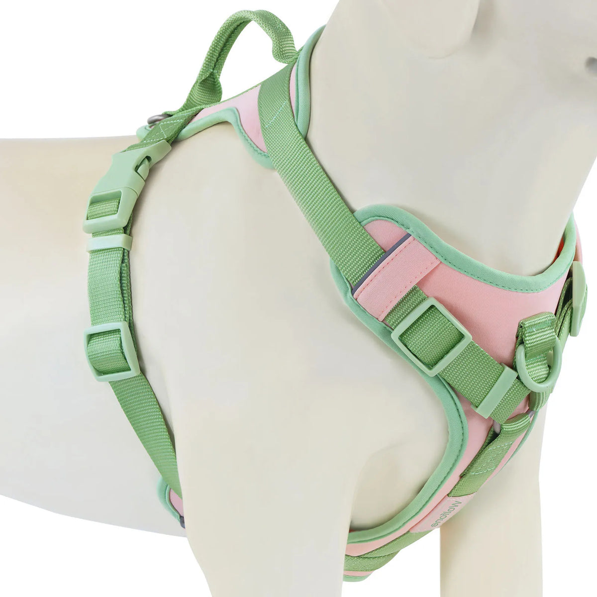 Chocolate Luxury No-Pull Dog Harness – Adjustable