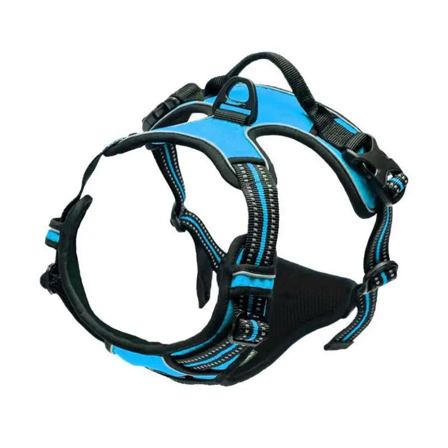Adjustable No-Pull Reflective Dog Harness – Front Clip