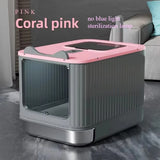 Stainless Steel Automatic Self-Cleaning Enclosed Cat Litter Box