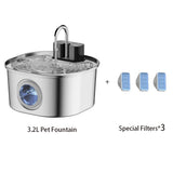 3.2L Smart Stainless Steel Pet Fountain