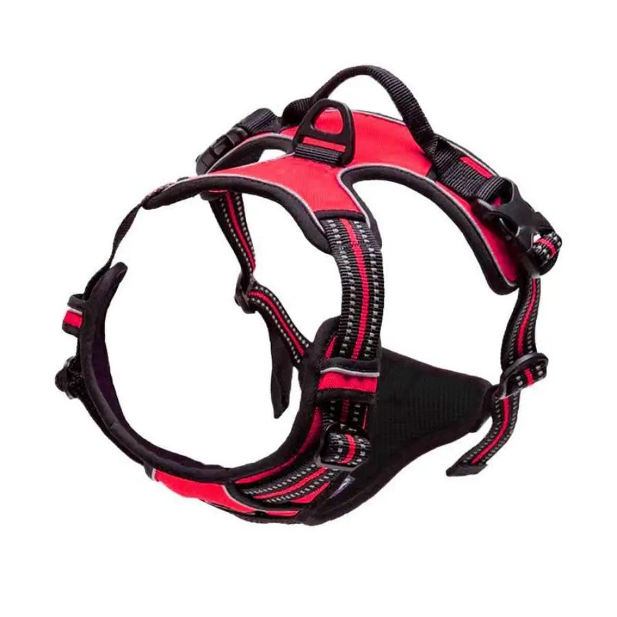 Adjustable No-Pull Reflective Dog Harness – Front Clip