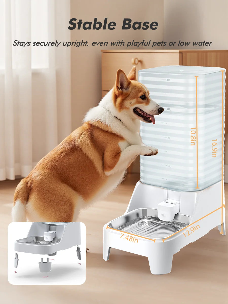 8L Automatic Pet Feeder & Waterer