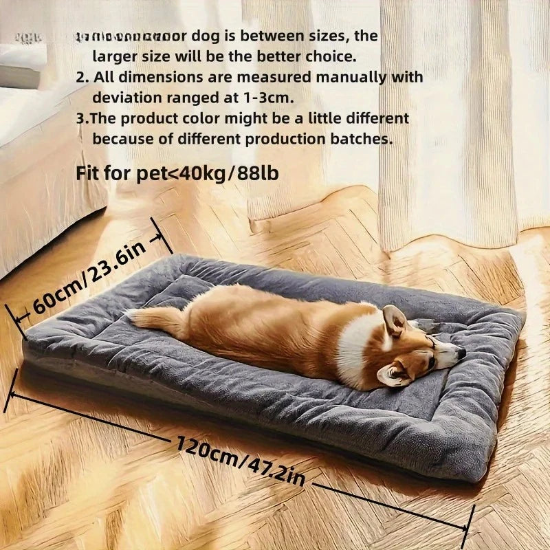 Large Plush Super-Soft Dog Bed