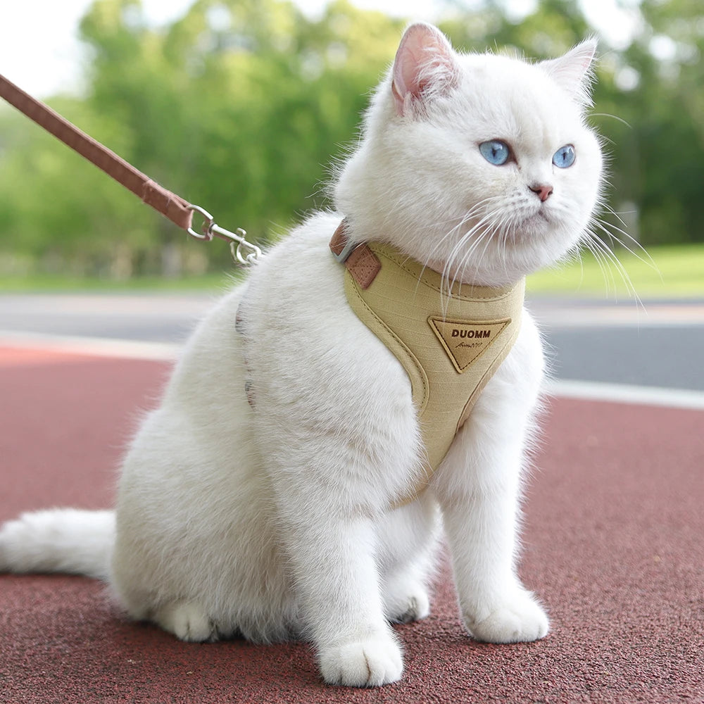 Cat Harness & Leash Set – Breathable