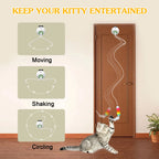 Rechargeable Silent Cat Teaser Toy