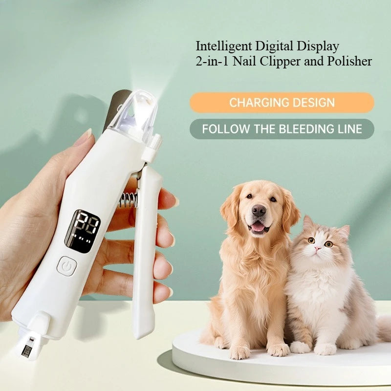LED Pet Nail Grinder & Clipper