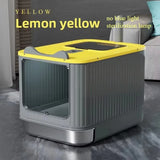 Stainless Steel Automatic Self-Cleaning Enclosed Cat Litter Box