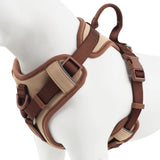 Chocolate Luxury No-Pull Dog Harness – Adjustable