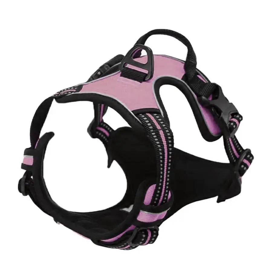 Adjustable No-Pull Reflective Dog Harness – Front Clip