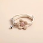 Cute Flower Cat Collar with Bell – Adjustable