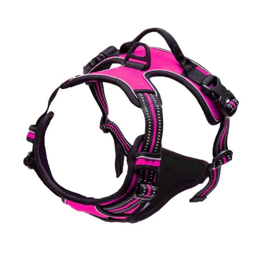 Adjustable No-Pull Reflective Dog Harness – Front Clip