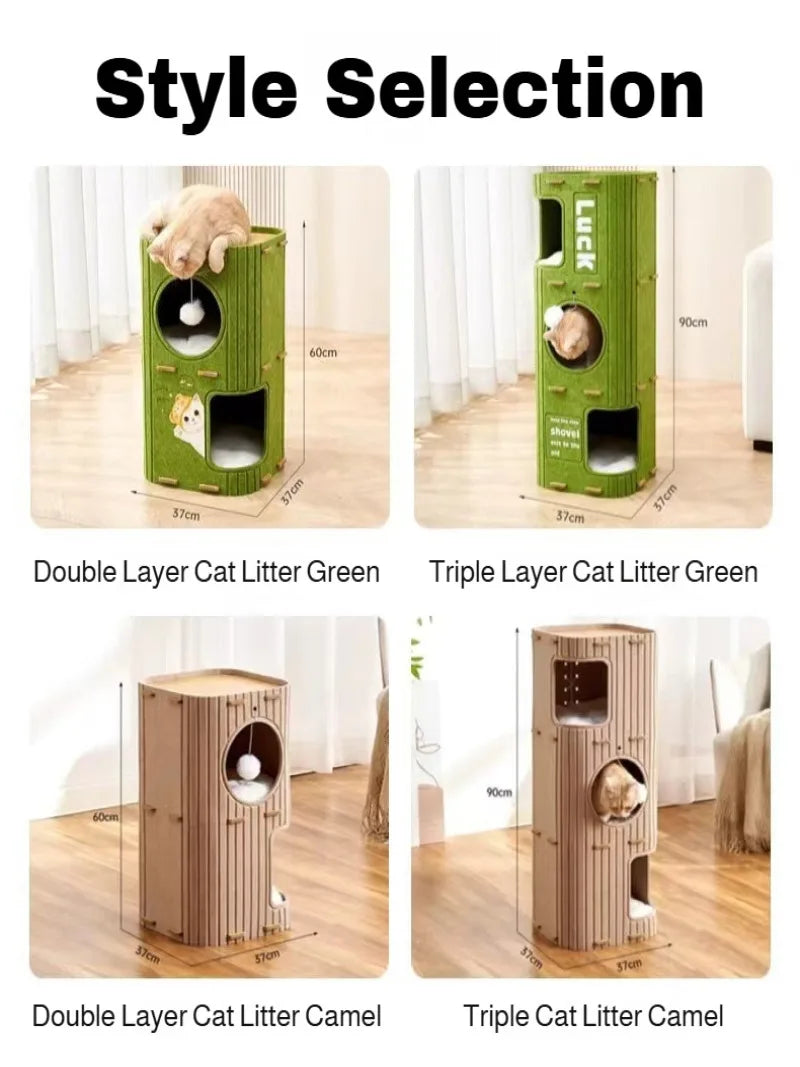 Multi-Layer Cat Climbing & Sleeping Nest