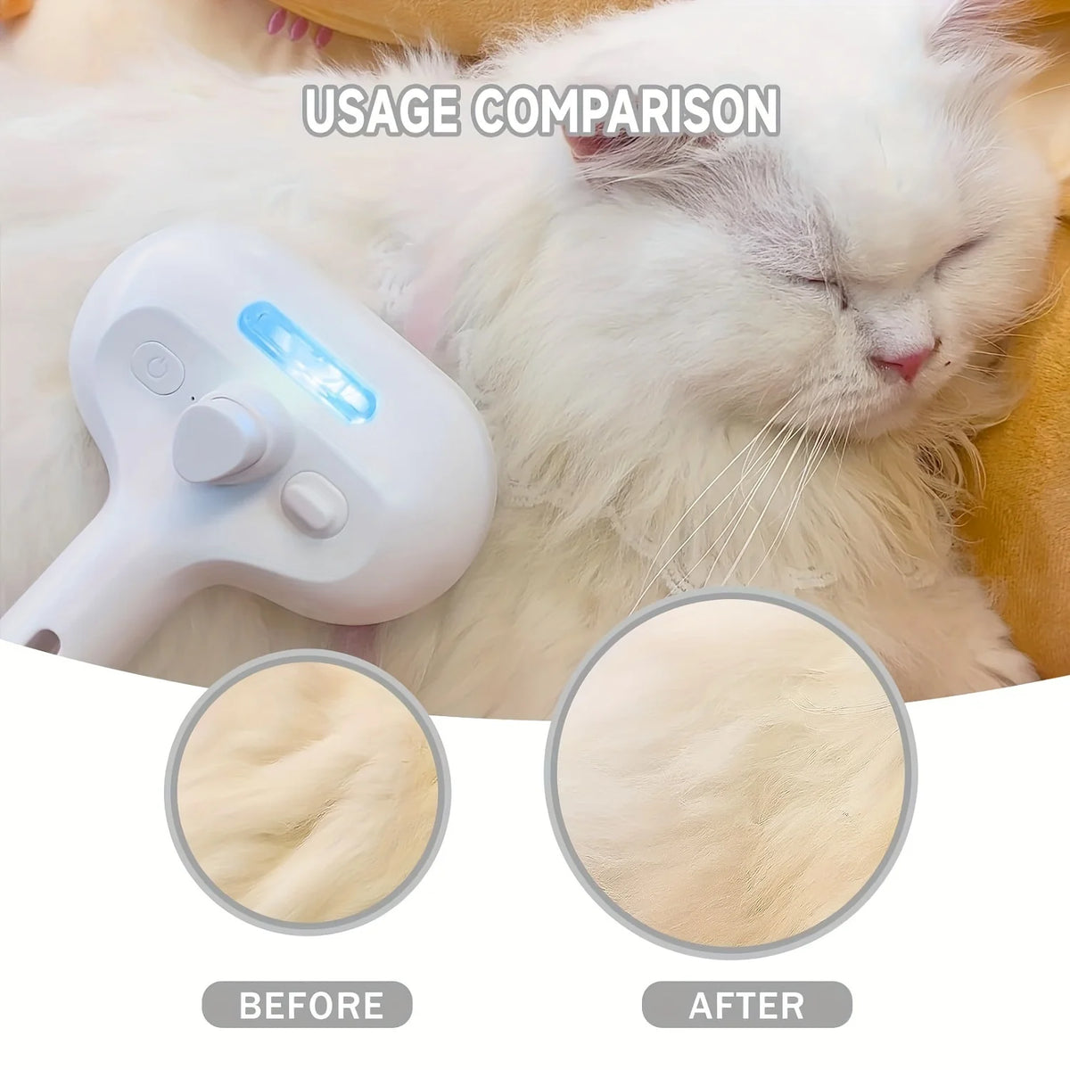 Pet Spray Grooming & Dematting Comb