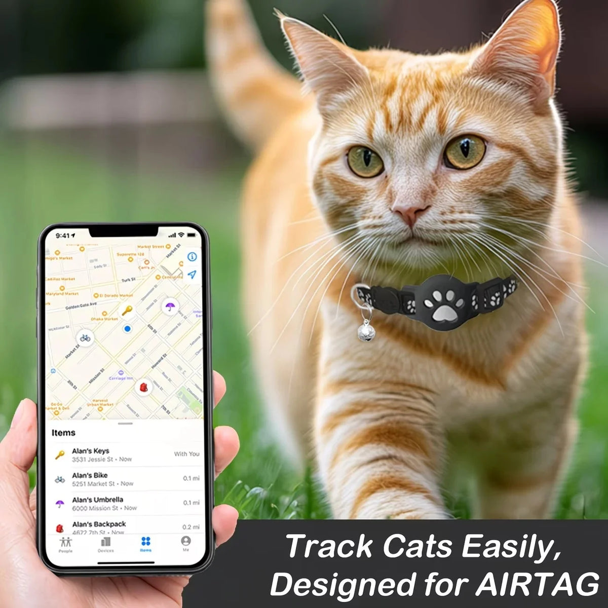GPS Pet Tracker Collar Set