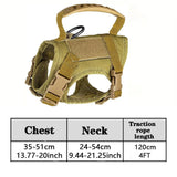 Tactical Cat Harness with Leash – Adjustable Mesh Vest