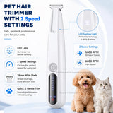 Waterproof LED Pet Paw Trimmer