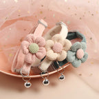 Cute Flower Cat Collar with Bell – Adjustable