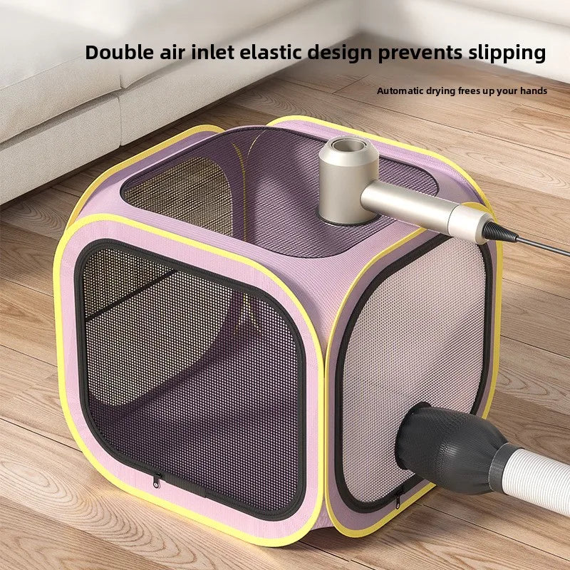 Portable Pet Drying & Grooming Box