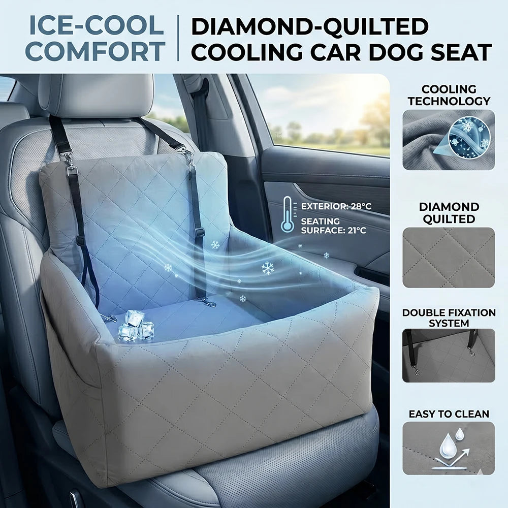 Cooling Dog Car Booster Seat