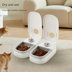 Automatic Pet Feeder with Water Bowl