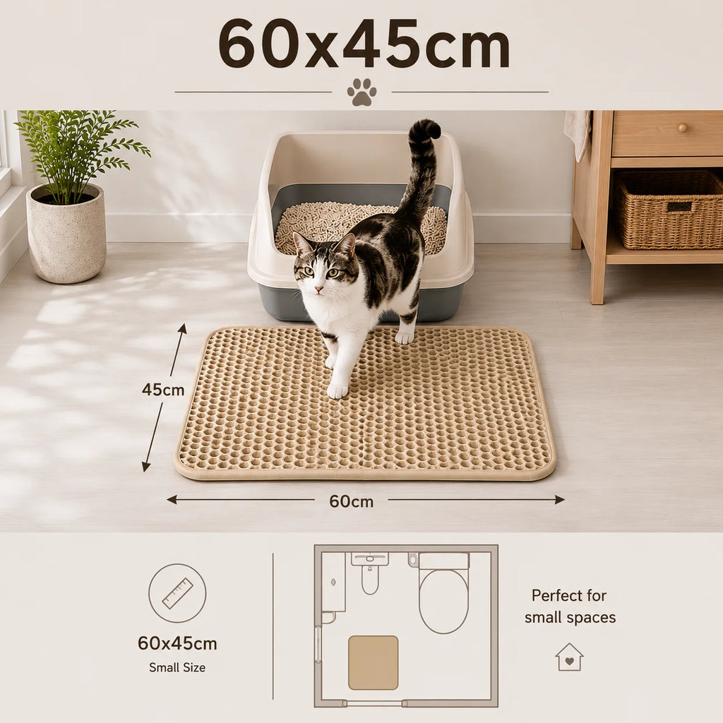 Double-Layer Waterproof Cat Litter Mat