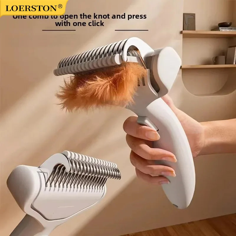 Stainless Steel Pet Hair Removal Comb