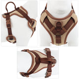 Chocolate Luxury No-Pull Dog Harness – Adjustable
