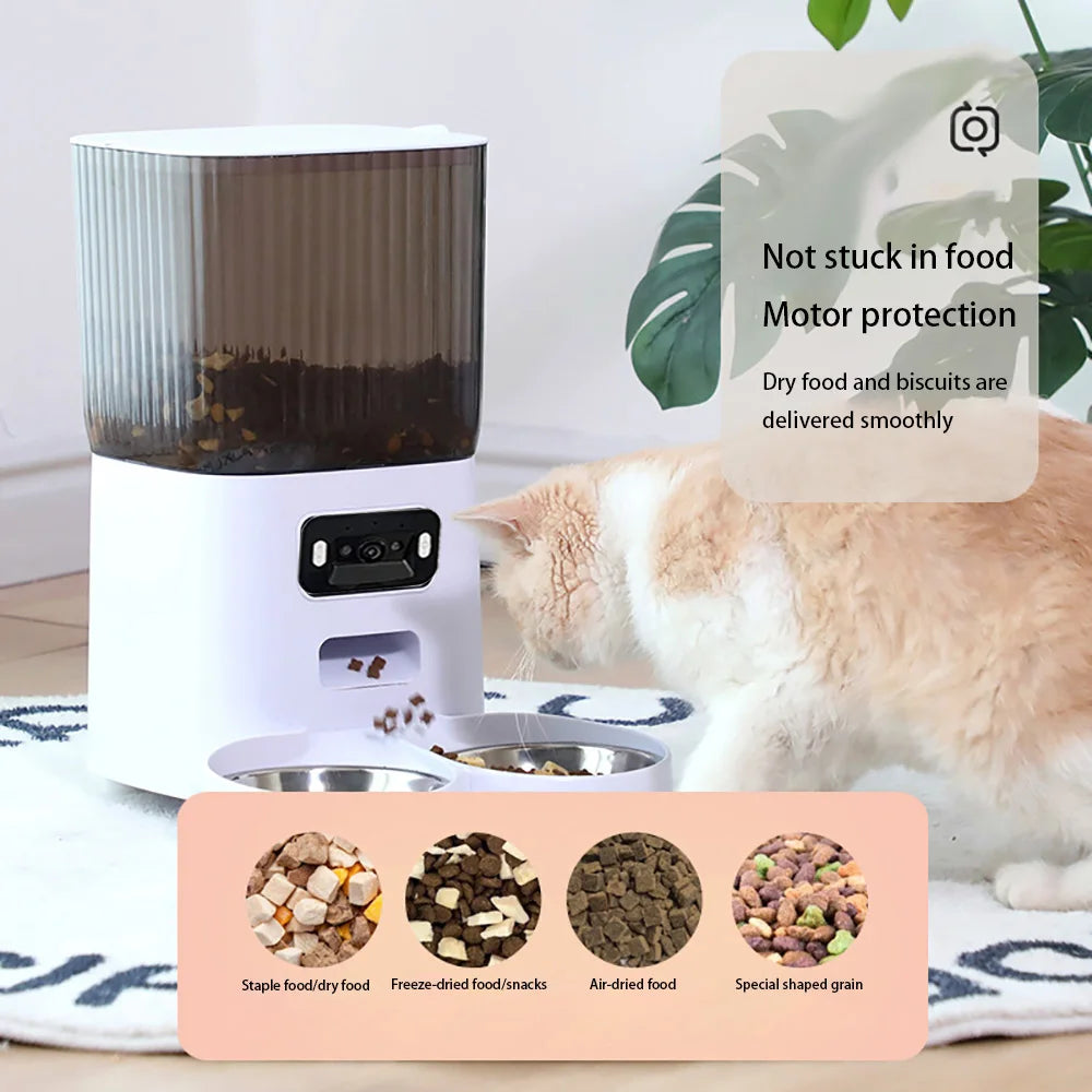 5L Smart Pet Feeder with Camera