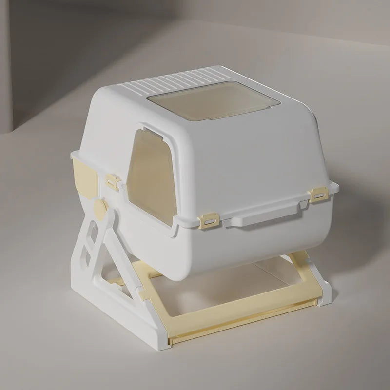Extra Large Semi-Automatic Self-Cleaning Cat Litter Box