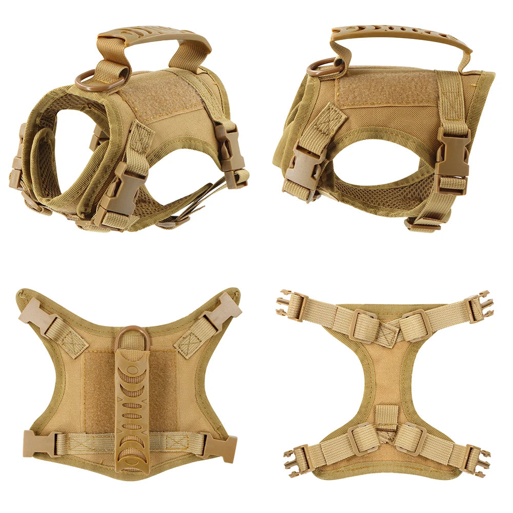 Tactical Escape-Proof Cat Harness – Adjustable Mesh Vest