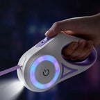 LED Retractable Luminous Dog Leash