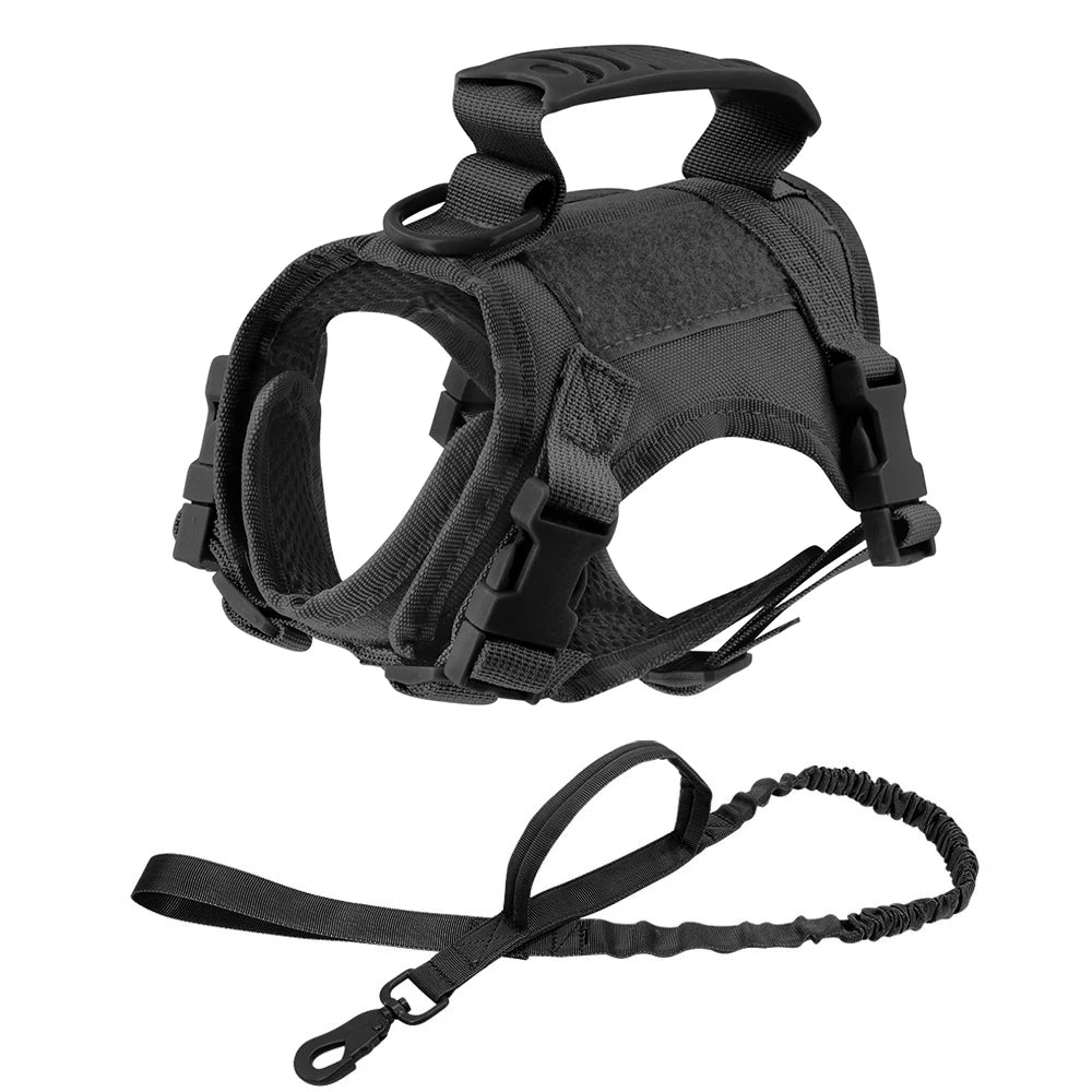 Tactical Escape-Proof Cat Harness – Adjustable Mesh Vest