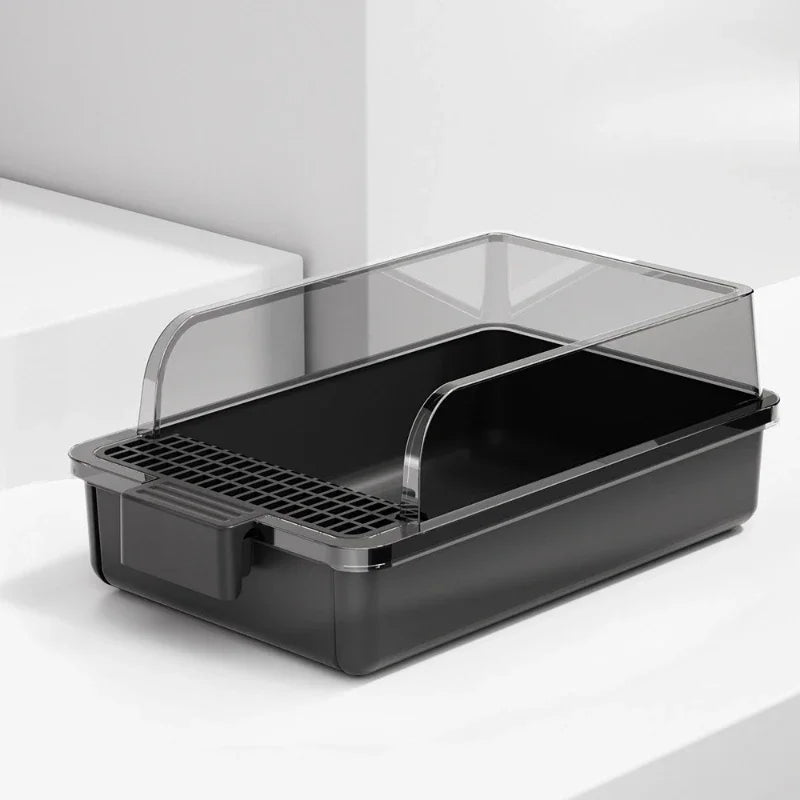 Extra Large Self-Cleaning Enclosed Cat Litter Box