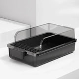 Extra Large Self-Cleaning Enclosed Cat Litter Box