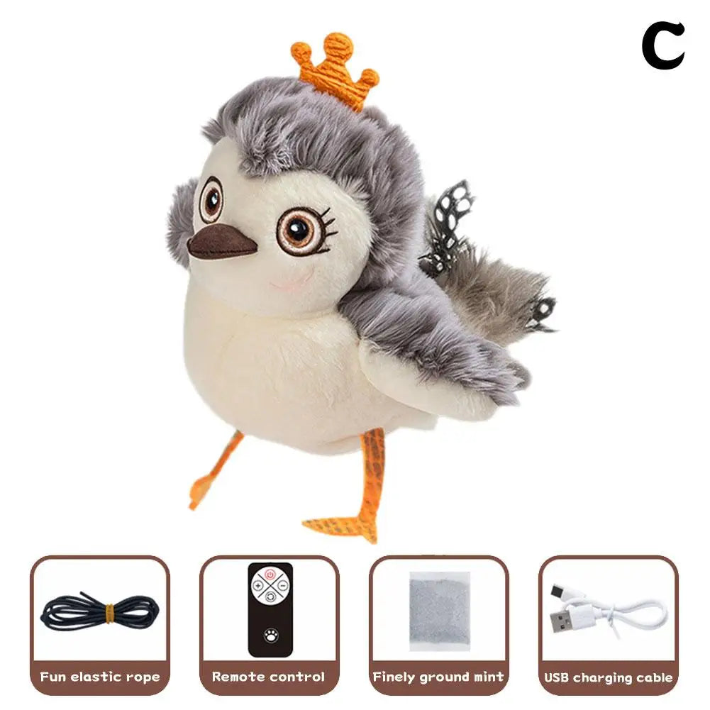 Interactive Flapping Bird Cat Toy