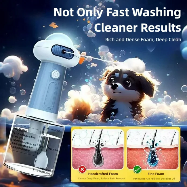 USB Rechargeable Pet Foam Dispenser Main Image