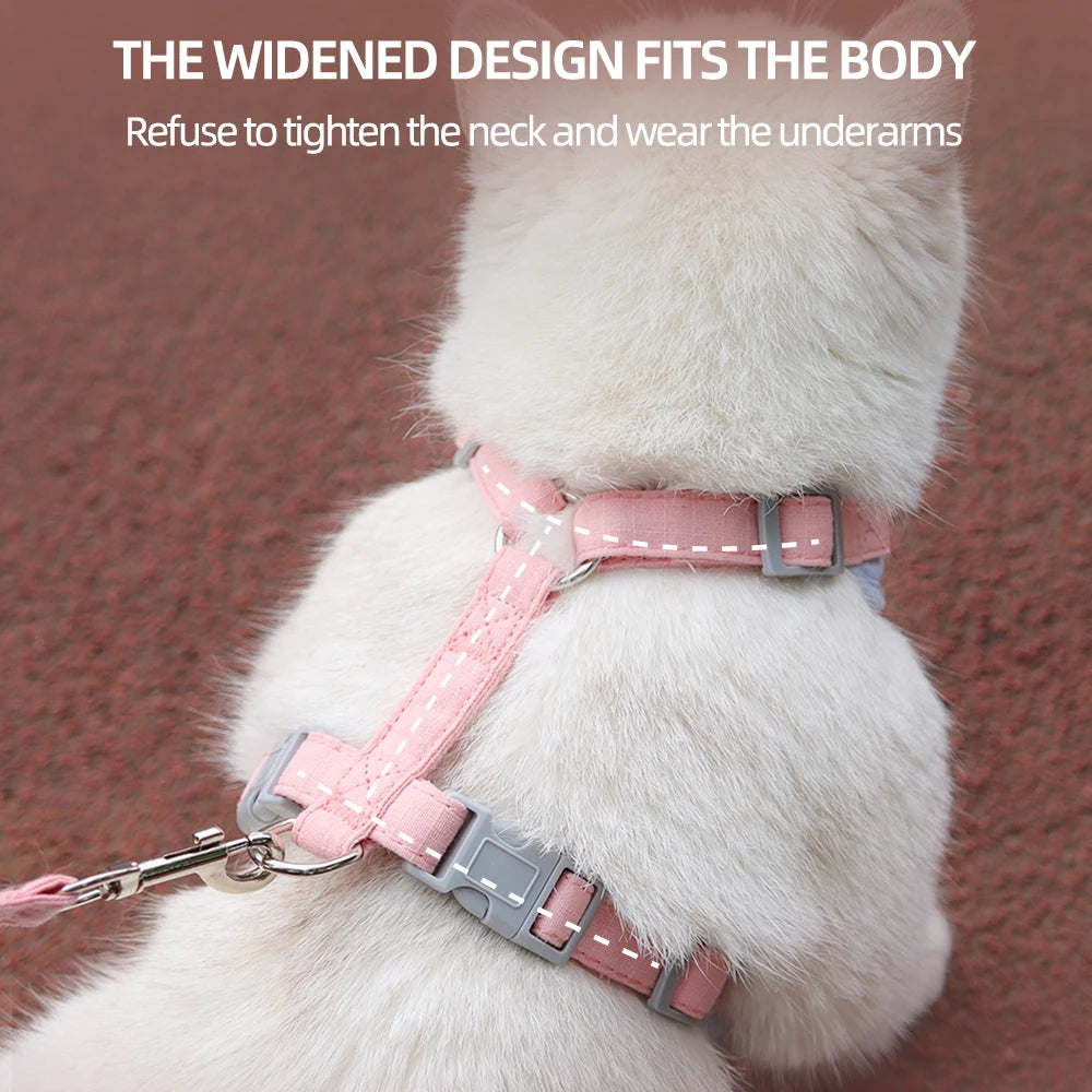 Cat Harness & Leash Set – Breathable