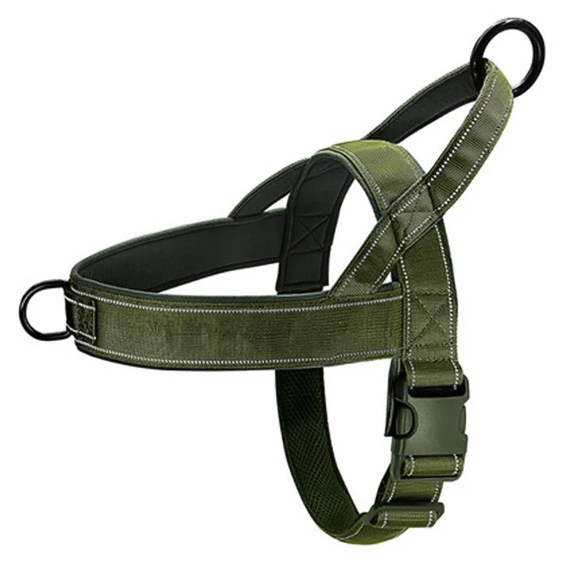 Tactical Anti-Pull Dog Harness – 1000D Nylon