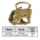 Tactical Cat Harness with Leash – Adjustable Mesh Vest