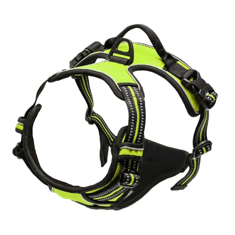 Adjustable No-Pull Reflective Dog Harness – Front Clip