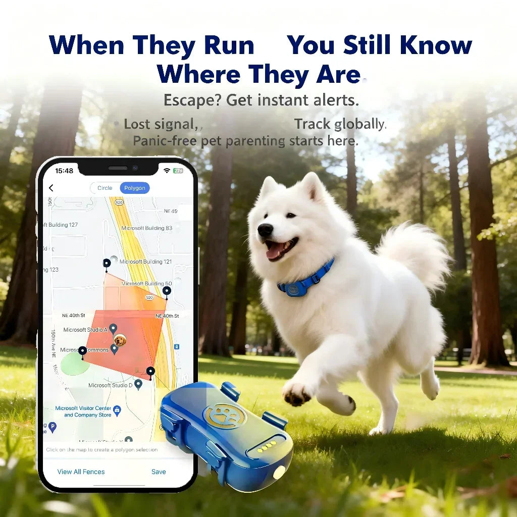 GPS Pet Tracker with QR Code