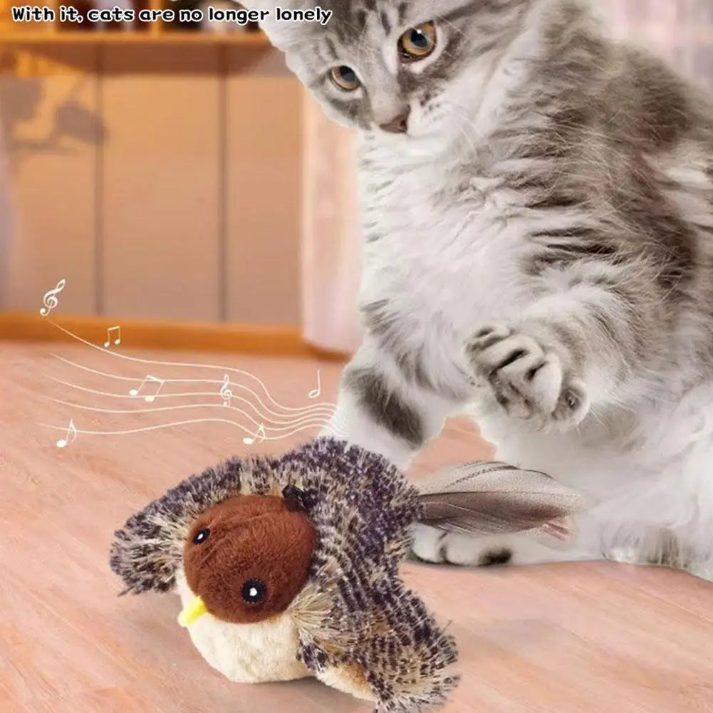 Interactive Flapping Bird Cat Toy